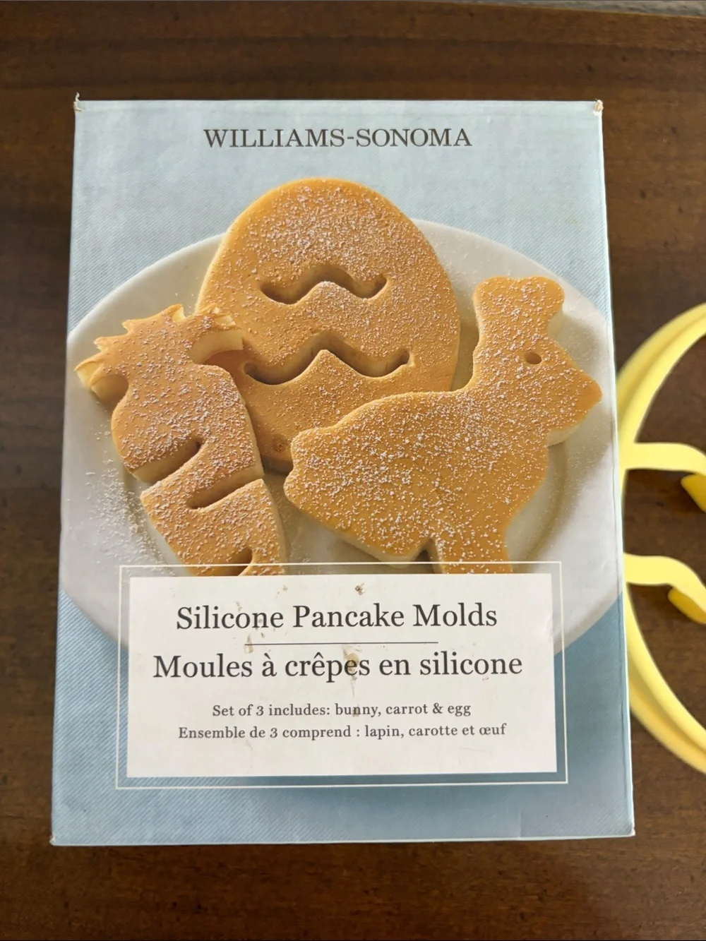 Williams-Sonoma Yellow Silicone Easter Pancake Molds Set